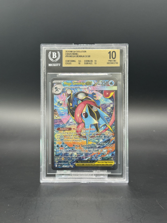 GRADED Cards - Mega Greninja ex (CRI 116) - Graded BGS 10 [PRISTINE] | Pokemon MEGA: Chaos Rising