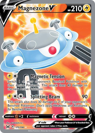 RAW Cards - Magnezone V (LOR175) - NM | Pokemon Lost Origins
