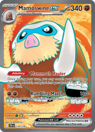 Cartonase - Mamoswine ex (JTG174) - NM | Pokemon Journey Together