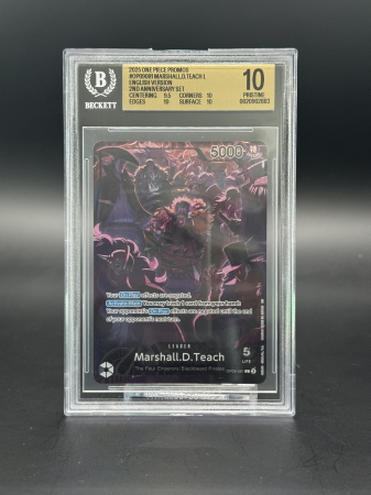 BGS Cards - Marshall.D.Teach (OP09-081) - Graded BGS 10 [PRISTINE] | One Piece: Promos