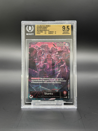 BGS Cards - Shanks (OP09-001) (V.1) - Graded BGS 9.5 [GEM MINT] | One Piece: Promos
