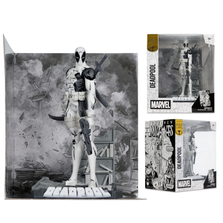 Marvel Collection PVC Statue 1/10 Deadpool (The New Mutants #98) (Line Art) (Gold Label) 17 cm [4]