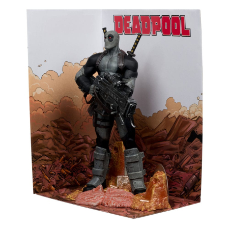 Marvel Collection PVC Statue 1/6 Deadpool (Deadpool #1) [Grey Suit Chase] 27 cm [5]