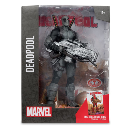 Marvel Collection PVC Statue 1/6 Deadpool (Deadpool #1) [Grey Suit Chase] 27 cm [7]