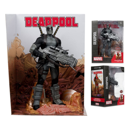 Marvel Collection PVC Statue 1/6 Deadpool (Deadpool #1) [Grey Suit Chase] 27 cm [4]
