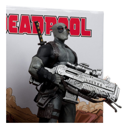 Marvel Collection PVC Statue 1/6 Deadpool (Deadpool #1) [Grey Suit Chase] 27 cm [3]