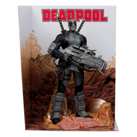 Figurine & Statuete - Marvel Collection PVC Statue 1/6 Deadpool (Deadpool #1) [Grey Suit Chase] 27 cm