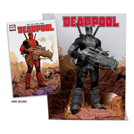 Marvel Collection PVC Statue 1/6 Deadpool (Deadpool #1) [Grey Suit Chase] 27 cm [1]