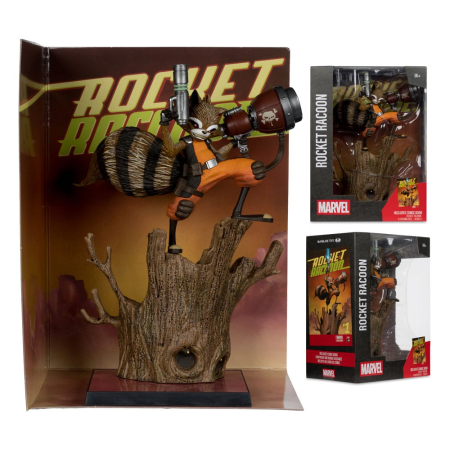 Marvel Collection PVC Statue 1/6 Rocket Racoon (Rocket Racoon: A Chasing Tale #1) 18 cm [4]