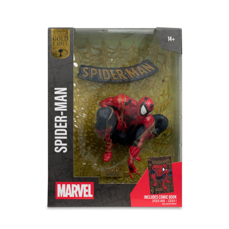 Marvel Collection PVC Statue 1/6 Spider-Man (Spider-Man # 1) (Gold Edition) (Gold Label) 15 cm [1]
