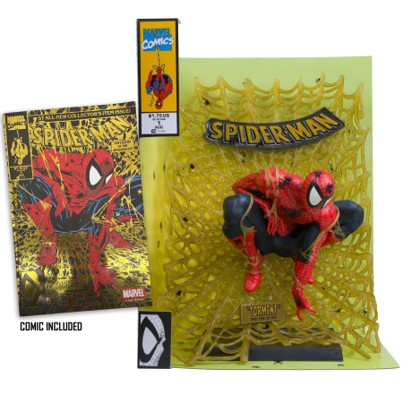 Marvel Collection PVC Statue 1/6 Spider-Man (Spider-Man # 1) (Gold Edition) (Gold Label) 15 cm [5]