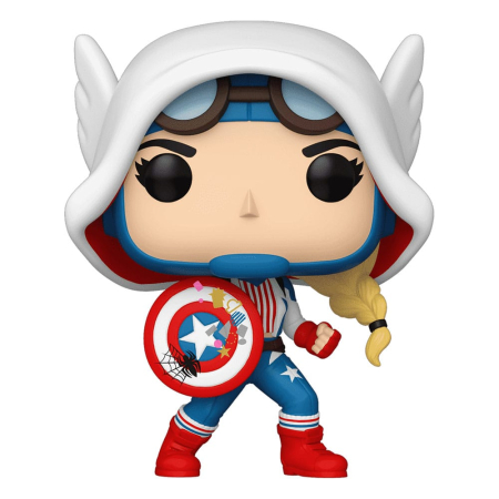 Figurines - Marvel POP! Vinyl Figure Cap-Gwen 9 cm
