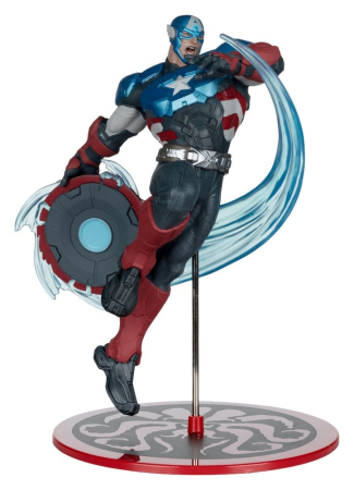 Figurine & Statuete - Marvel Rivals Collection 1/10 Action Figure Captain America 20 cm