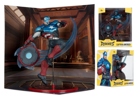 Marvel Rivals Collection 1/10 Action Figure Captain America 20 cm [4]