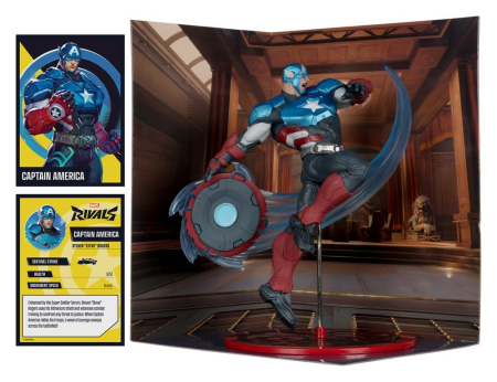 Marvel Rivals Collection 1/10 Action Figure Captain America 20 cm [2]