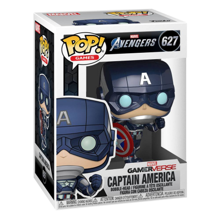 Marvel's Avengers (2020 video game) POP! Marvel Vinyl Figure Captain America 9 cm [1]
