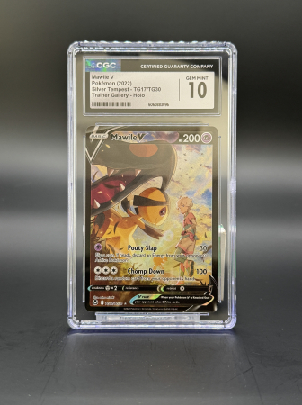 CGC Cards - Mawile V (SIT TG17) | Graded CGC 10 [GEM MINT] - Pokemon Silver Tempest Trainer Gallery
