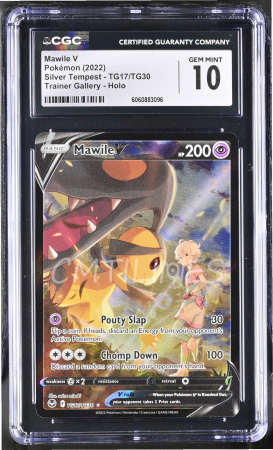 GRADED Cards - Mawile V (SIT TG17) | Graded CGC 10 [GEM MINT] - Pokemon Silver Tempest Trainer Gallery