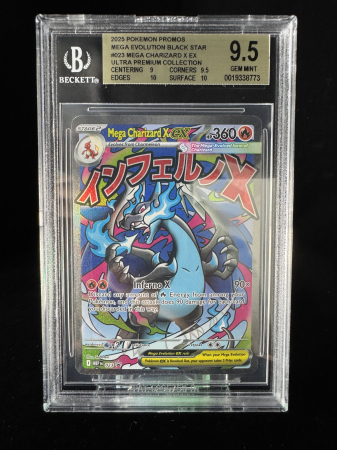 Mega Charizard X ex (MEP023) - Graded BGS 9.5 [GEM MINT] | Pokemon MEG Black Star Promos [2]