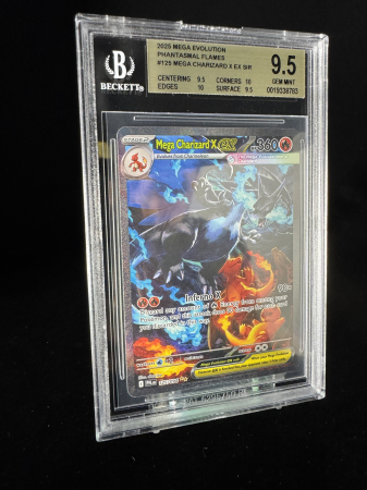 Mega Charizard X ex (PFL125) - Graded BGS 9.5 [GEM MINT] | Pokemon Phantasmal Flames [3]