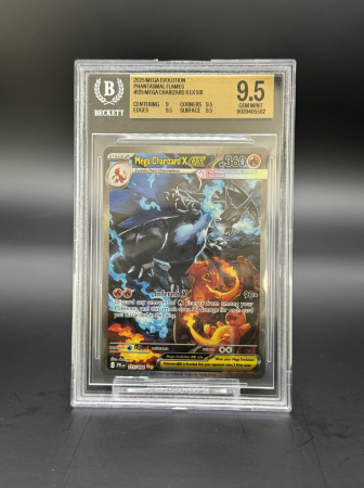 Pokemon MEGA: Phantasmal Flames - Mega Charizard X ex (PFL125) - Graded BGS 9.5 [GEM MINT] | Pokemon Phantasmal Flames