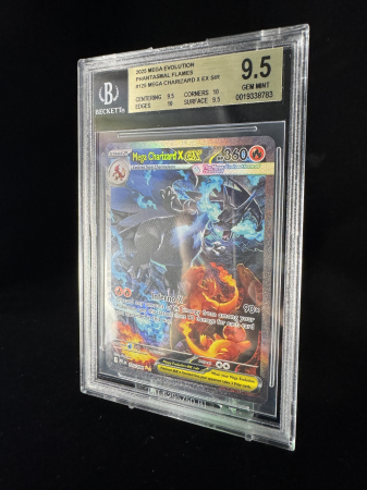 Mega Charizard X ex (PFL125) - Graded BGS 9.5 [GEM MINT] | Pokemon Phantasmal Flames [4]