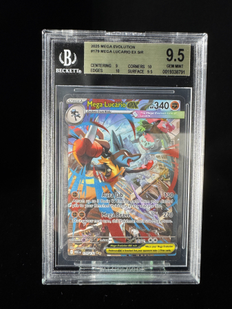 Mega Lucario ex (MEG179) - Graded BGS 9.5 [GEM MINT] | Pokemon Mega Evolution [2]
