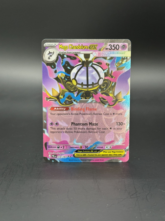 Pokemon MEGA: Pitch Black - Mega Chandelure ex (PBL 038) - NM | Pokemon MEGA Pitch Black