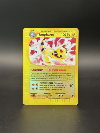 Cartonase - Ampharos (EX 2) [Rev. Holo - Italiana] - GD | Pokemon Expedition Base Set