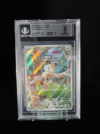 Meowth (PFL106) - Graded BGS 9 [MINT] | Pokemon Phantasmal Flames [2]