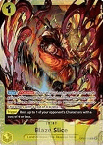Cartonase - Blaze Slice (OP07-116) (V.1) - NM | One Piece TCG: Promos