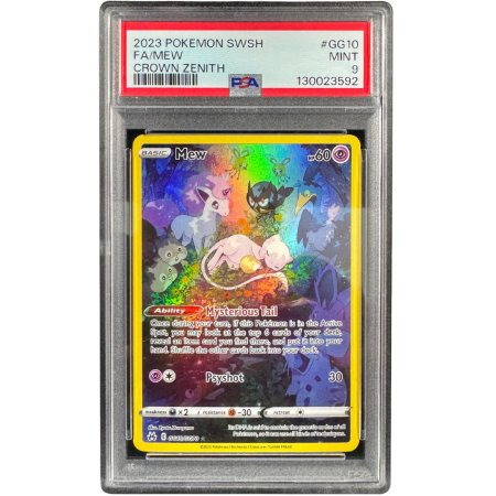 PSA Cards - Mew (CRZ GG10) - Graded PSA 9 [MINT] | Pokemon Crown Zenith Gallery