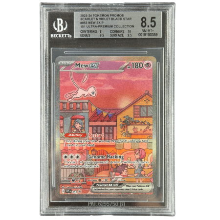 GRADED Cards - Mew ex (SVP053) | Graded BGS 8.5 [NM-MT+] - Pokemon SV Black Star Promos