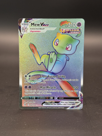 Pokemon SWSH: Fusion Strike - Mew VMAX (FST 268) - NM- | Pokemon Fusion Strike