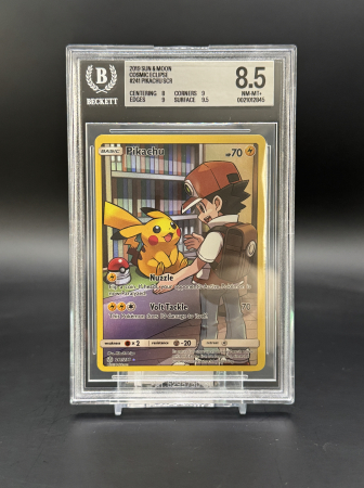 GRADED Cards - Pikachu (CEC 241) - Graded BGS 8.5 [NM-MT+] | Pokemon XY: Cosmic Eclipse