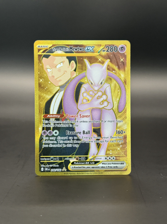 Pokemon SV: Destined Rivals - Team Rocket's Mewtwo ex (DRI 240) - NM | Pokemon Destined Rivals