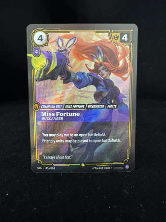 Miss Fortune, Buccaneer (V.2 - Showcase) OGN193 - NM | Riftbound Origins [1]