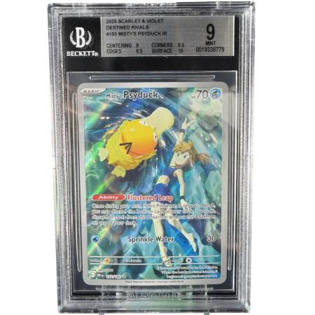 BGS Cards - Misty's Psyduck (DRI193) - Graded BGS 9 [MINT] | Pokemon Destined Rivals