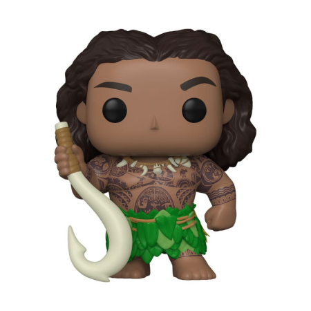 FUNKO - Moana 2 POP! & Buddy Vinyl Figure Maui with Fish Hook 9 cm