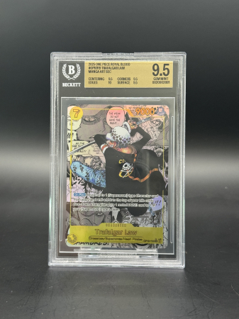 GRADED Cards - Trafalgar Law (OP10-119) (V.3) - Graded BGS 9.5 [GEM MINT] | One Piece: Royal Blood