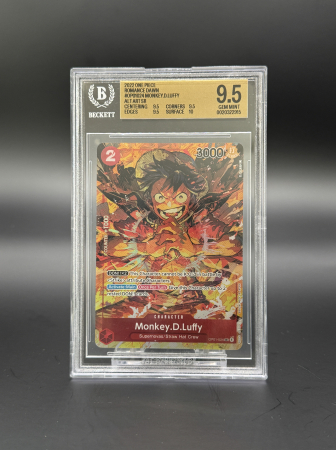 BGS Cards - Monkey.D.Luffy (OP01-024) (V.2) - Graded BGS 9.5 [GEM MINT] | One Piece: Romance Dawn
