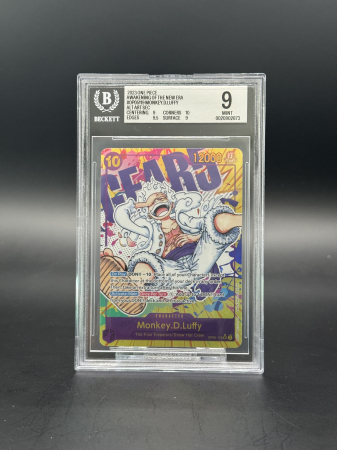 GRADED Cards - Monkey.D.Luffy (OP05-119) (V.2) - Graded BGS 9 [MINT] | One Piece:  Awakening of the New Era
