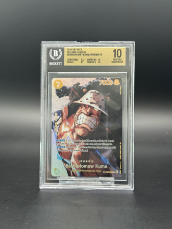 GRADED Cards - Bartholomew Kuma (EB04-054) - Graded BGS 10 [PRISTINE] | One Piece: The Time of Battle