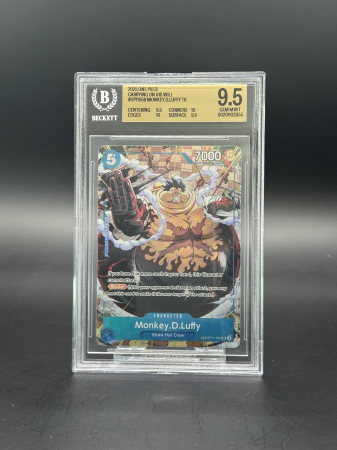 GRADED Cards - Monkey.D.Luffy (OP11-058) - Graded BGS 9.5 [GEM MINT] | One Piece: Carrying on his Will