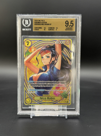 GRADED Cards - Nico Robin (EB03-055) (V.3) - Graded BGS 9.5 [GEM MINT] | One Piece: Heroines Edition