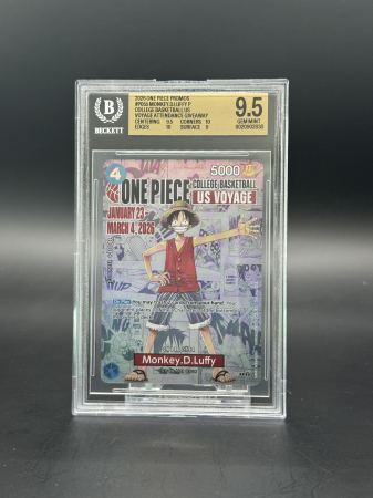 GRADED Cards - Monkey.D.Luffy (P-055) (V.3) - Graded BGS 9.5 [GEM MINT] | One Piece: Promos