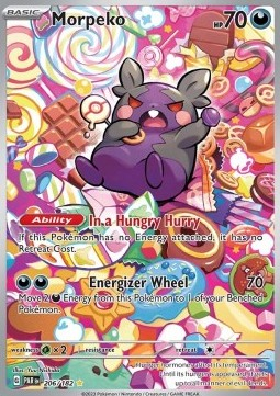 RAW Cards - Morpeko (PAR206) - NM | Pokemon Paradox Rift