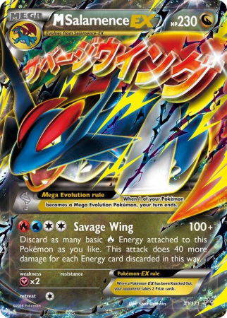 RAW Cards - MSalamence EX (XYPR 171) - NM | Pokemon XY Black Star Promos