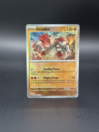 Pokemon SV: Prismatic Evolutions - Groudon (xPRE 049) [MasterBall] - NM | Pokemon Prismatic Evolutions