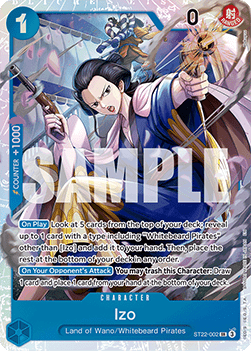 RAW Cards - Izo (ST22-002) (V.1) - NM | One Piece TCG: Starter Deck EX Ace & Newgate